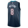 Dres Oklahoma City Thunder Jalen Williams Nike 2025-26 City Edition Crno Swingman